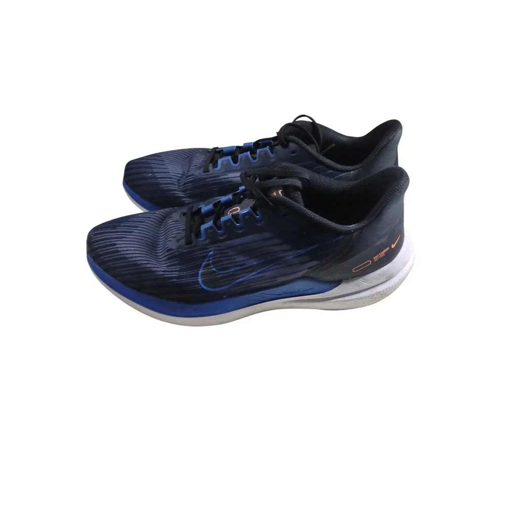 Nike Winflo 8 Men's Size‎ 11.5 Blue Black Low Top Running Shoes